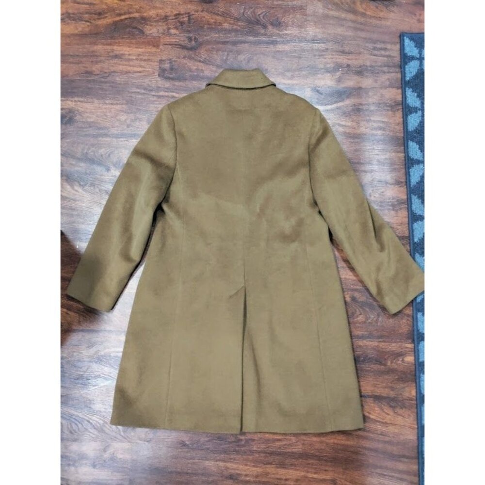 Vintage 70s Pierrette Superangora Wool Cashmere Angora Button Down Over Coat Cam - Picture 4 of 16